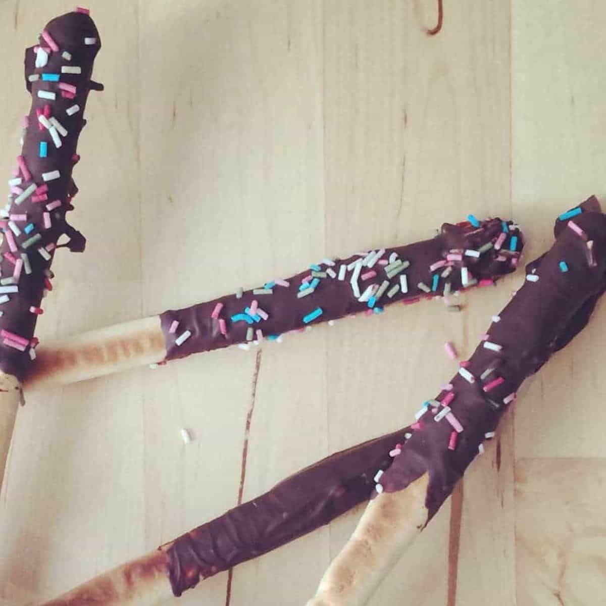 palitos de chocolate
