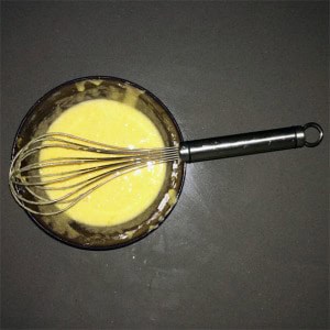 Mezclamos bien la crema
