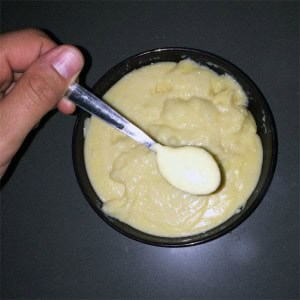 La crema pastelera para tarta de manzana