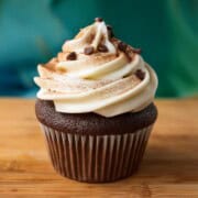 cupcake de cerveza negra