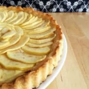 tarta de manzana con crema pastelera receta