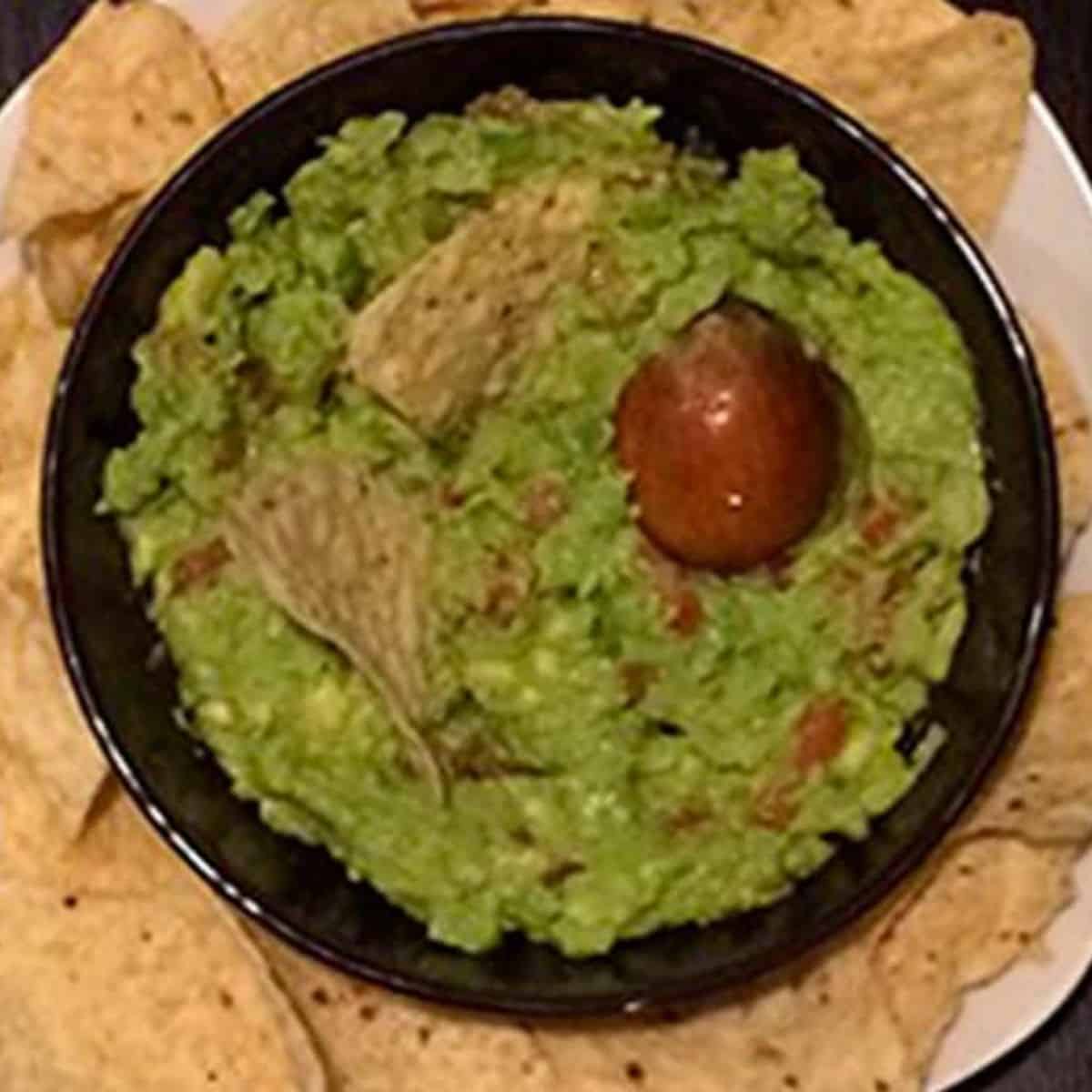 Receta original guacamole