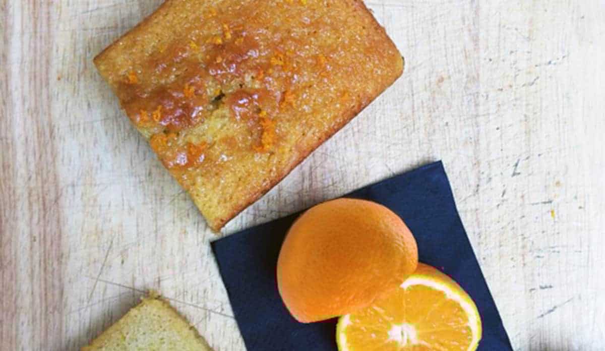 bizcocho de naranja y almendra