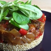 timbal de quinoa y verduras