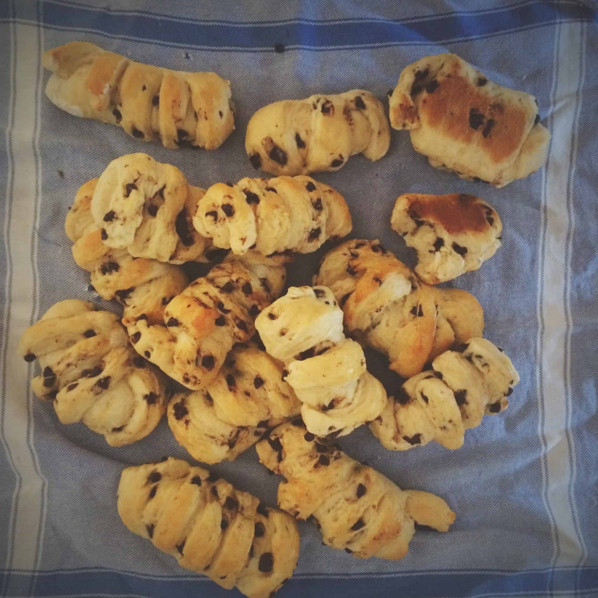 Bollos de chocolate