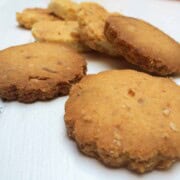Galletas de naranja y cacahuete