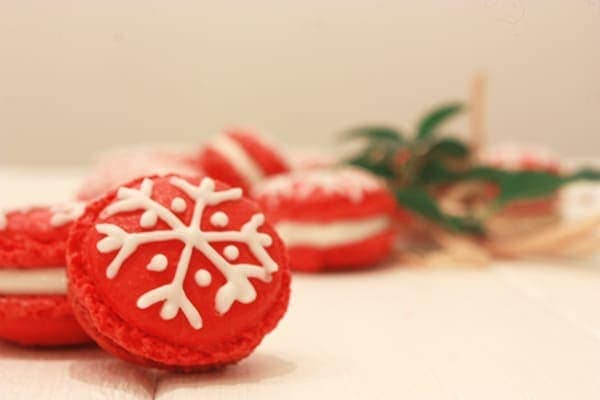 Macarons de navidad