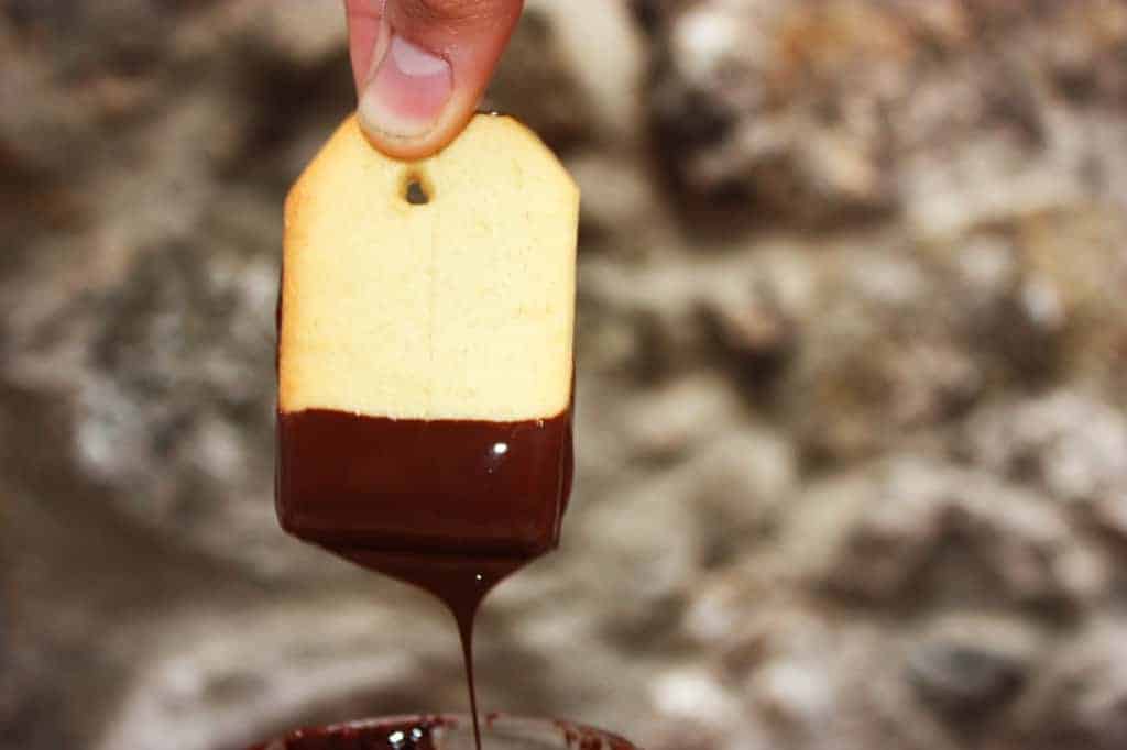 Galletas con chocolate