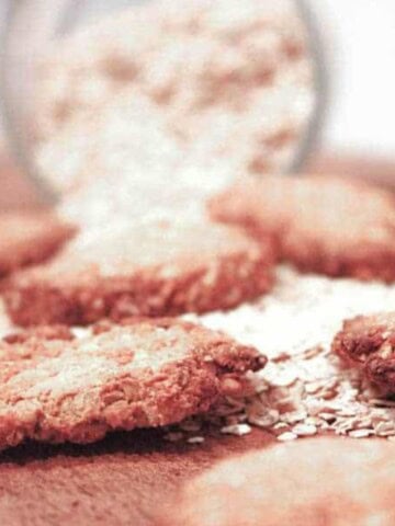 Galletas de avena y miel casera