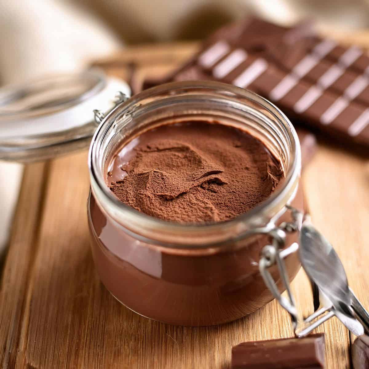 Mousse de chocolate casera