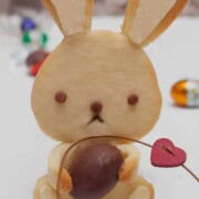 Galletas de Pascua con forma de conejo