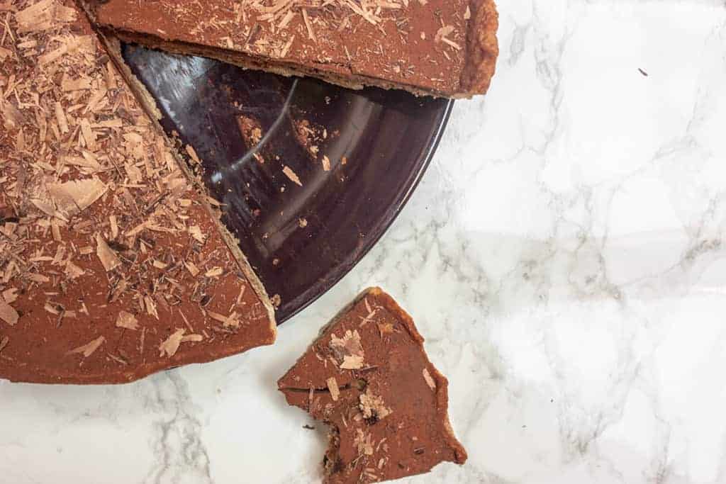 Tarta de chocolate y nueces