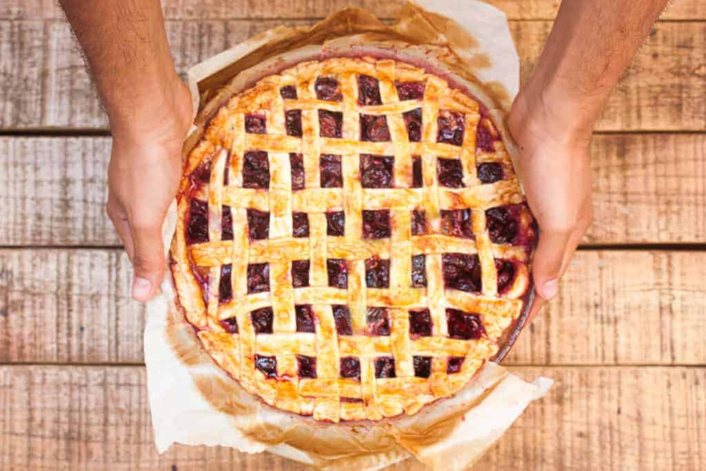 Tarta de cerezas cherry pie