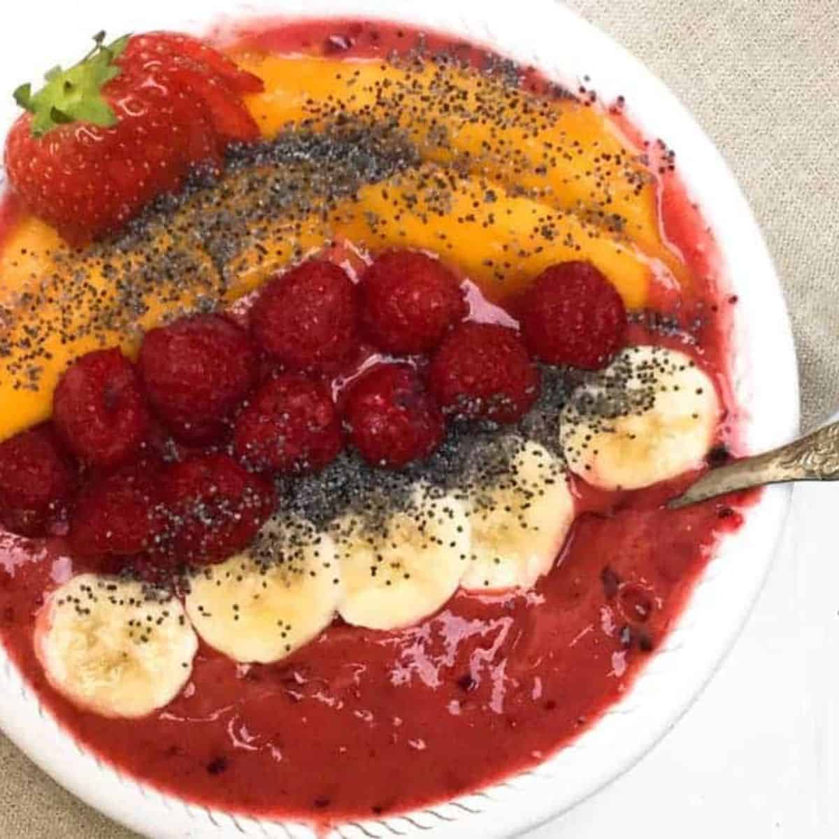 smoothie bowl de frutas