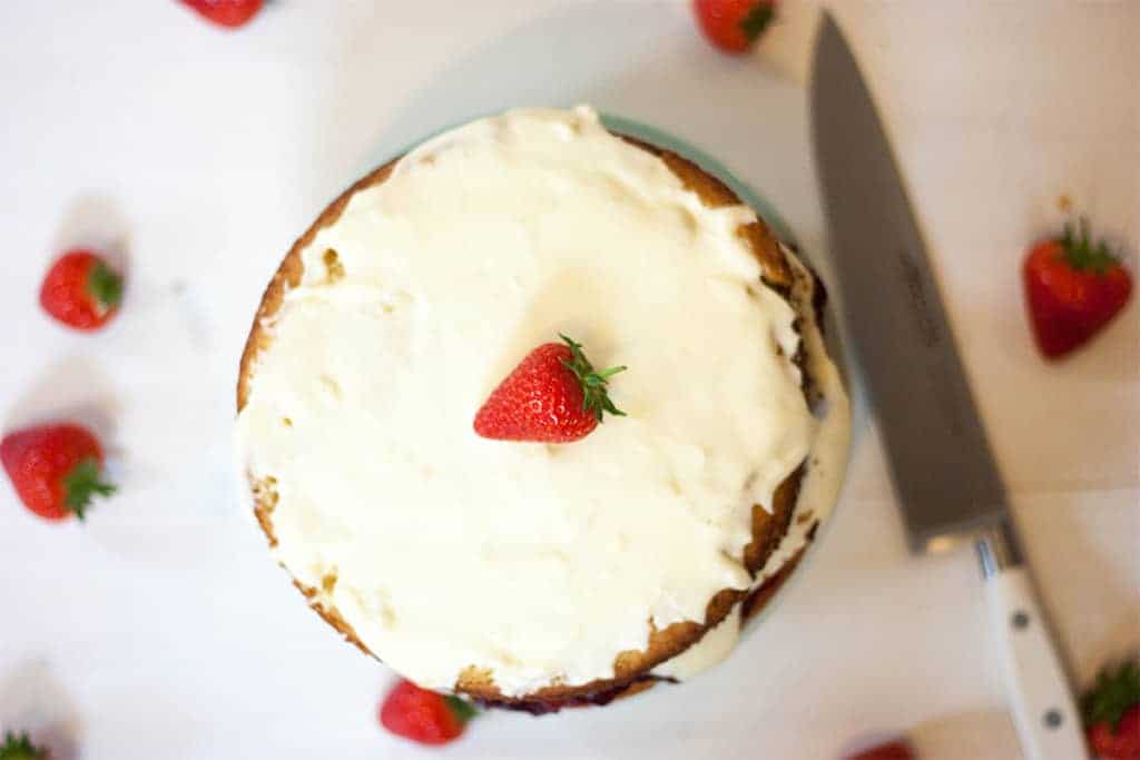 Bizcocho Victoria sponge cake, receta paso a paso