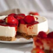 tarta de queso y chocolate blanco