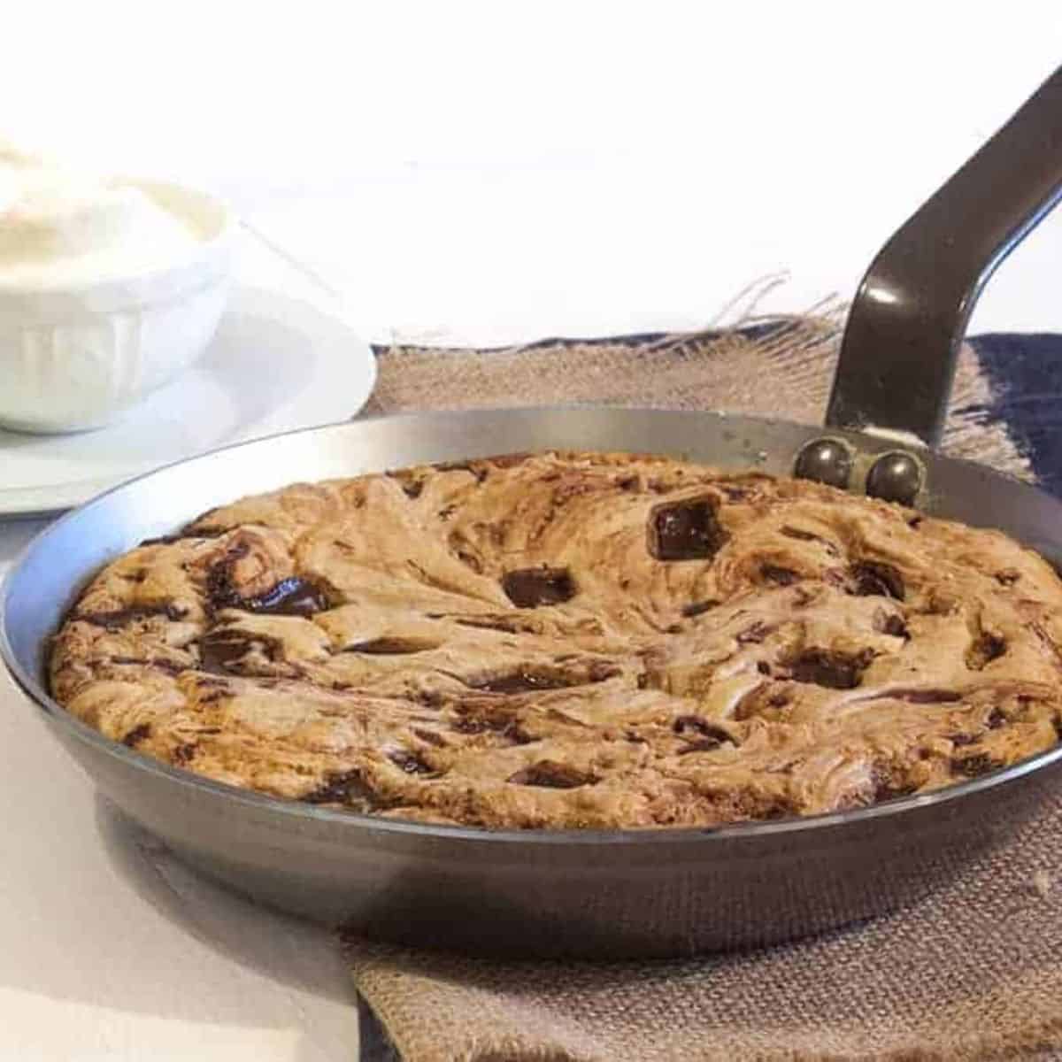 Galleta en sartén receta
