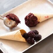 helado de mora casero