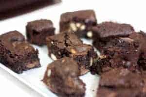 Como hacer brownie doble chocolate