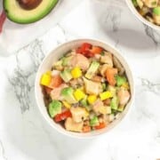 Ceviche de aguacate y mango