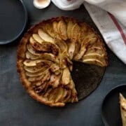 tarta de manzana con masa quebrada