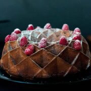 bizcocho de chocolate blanco