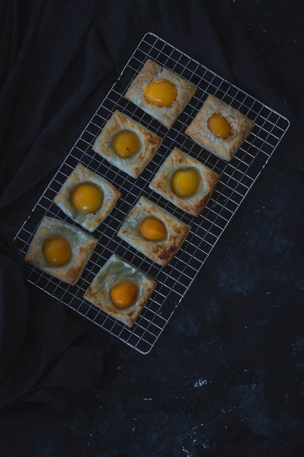 tartaletas de albaricoques