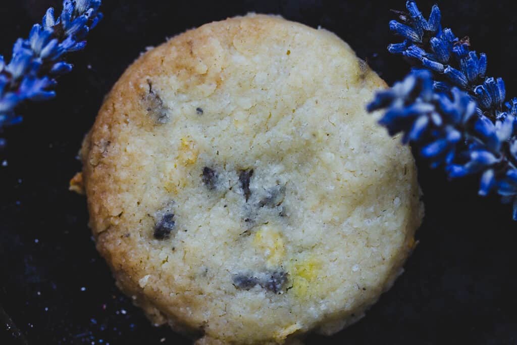 como hacer galletas de lavanda