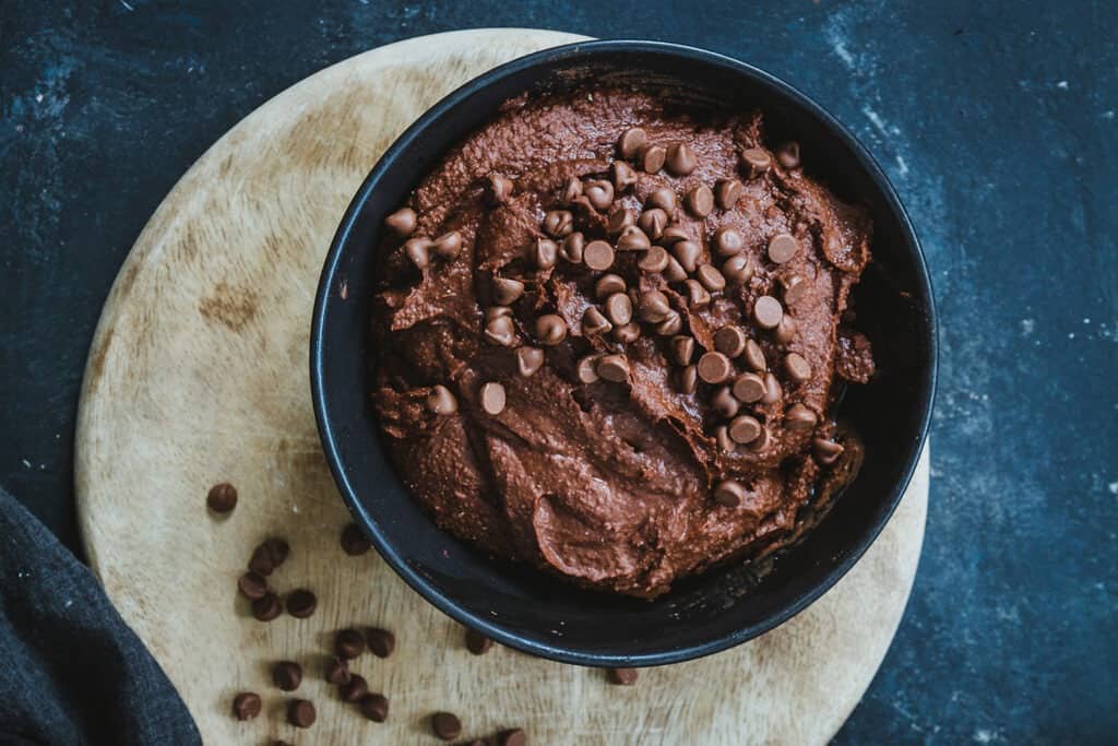 hummus de chocolate vegano