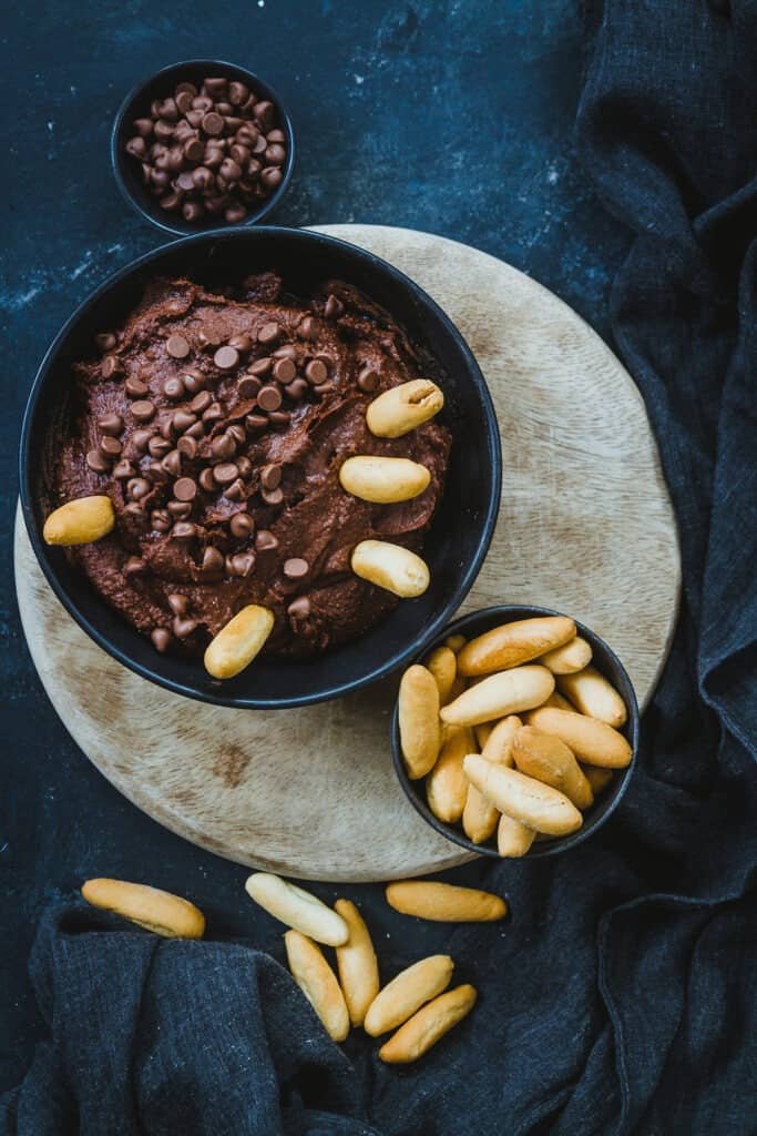 receta de hummus de chocolate