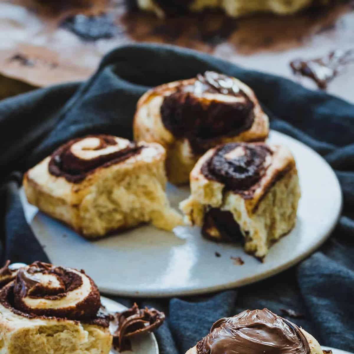 Rollos de chocolate receta