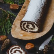 Tronco de navidad chocolate