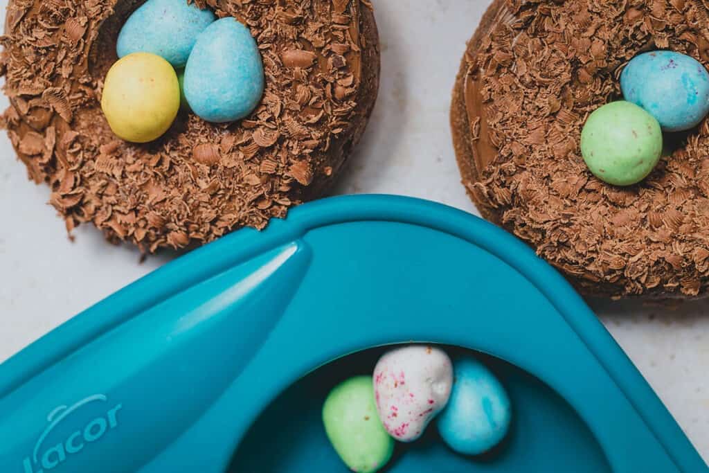 Donuts al horno de chocolate