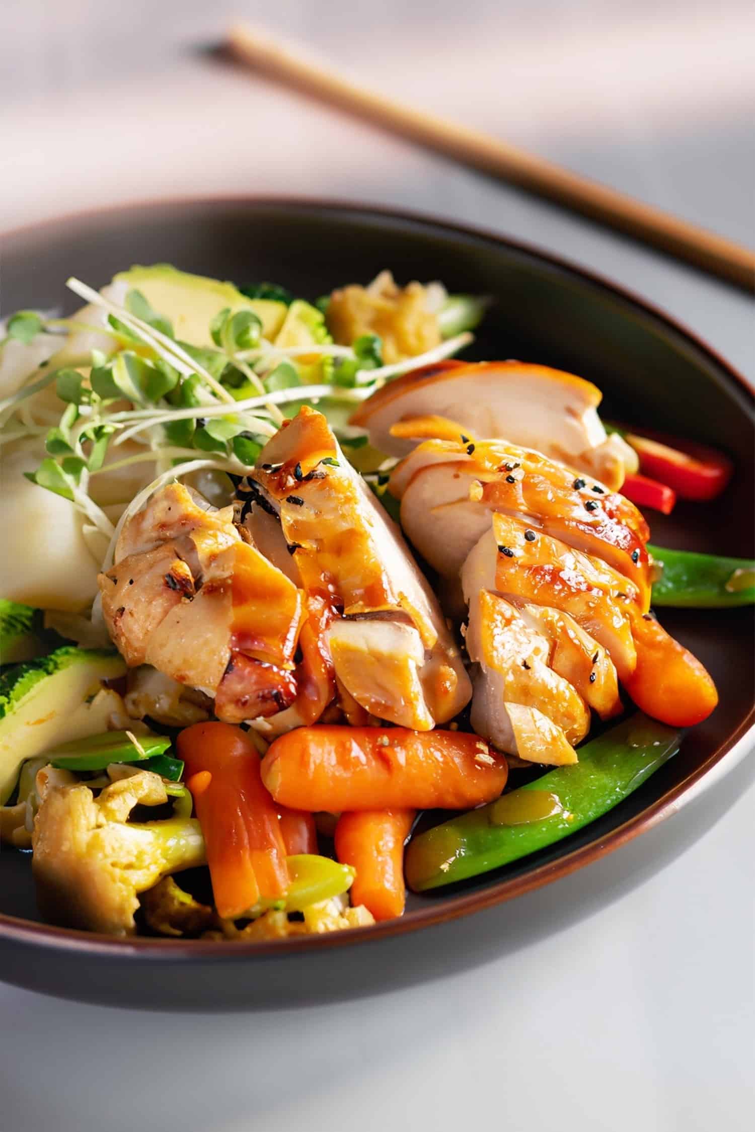 Pollo teriyaki ideas para cenas faciles