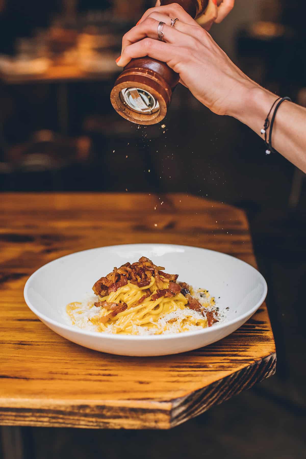 plato de la mejor carbonara de Barcelona