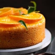 pastel de naranja