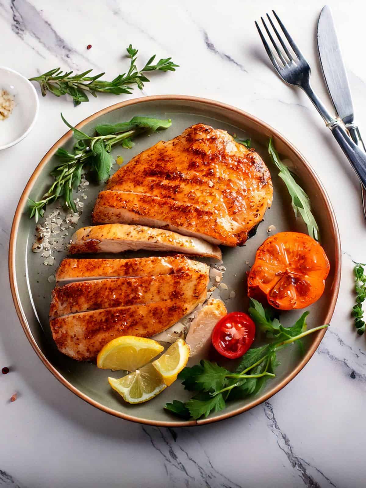 pechuga de pollo en airfryer
