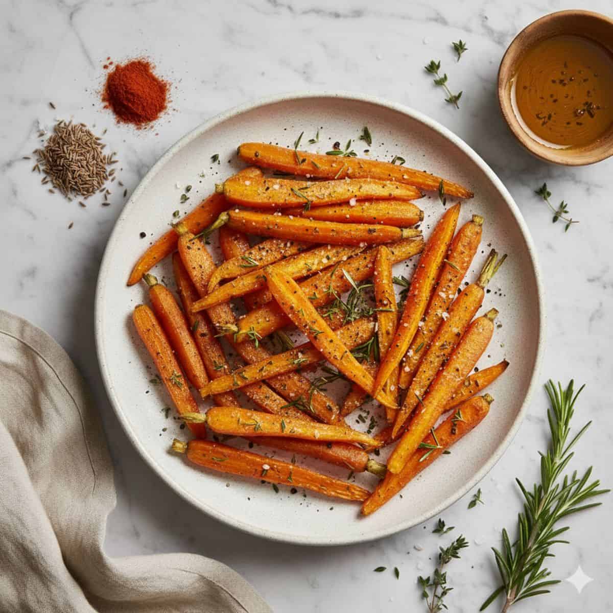 palitos de zanahoria en airfryer