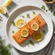 salmón en airfryer