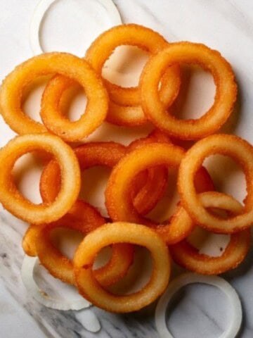aros de cebolla en airfryer