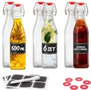 Botellas de cristal herméticas
