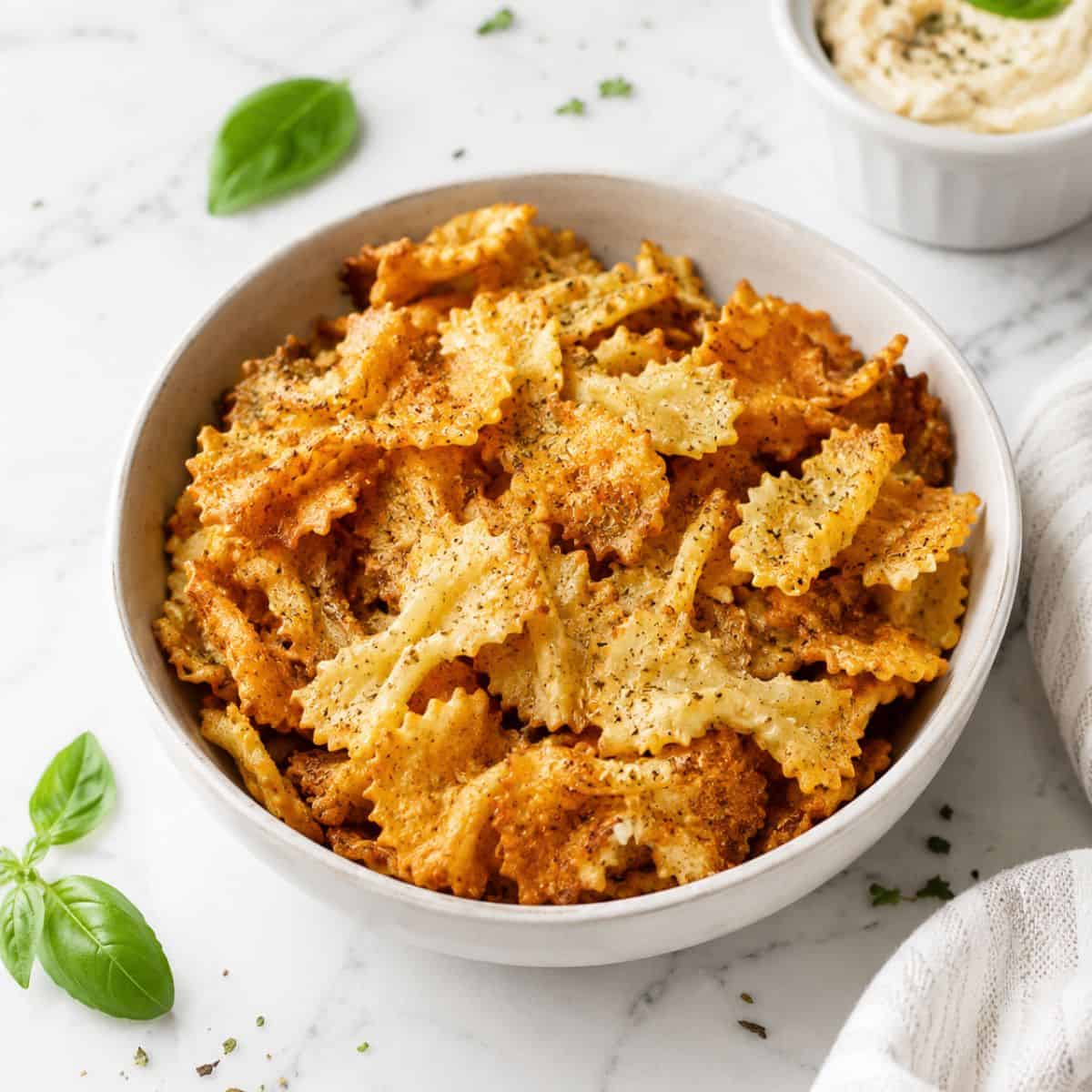 pasta chips en freidora de aire