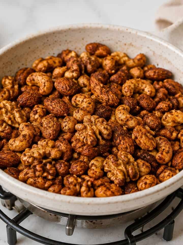 Frutos secos especiados al hornillo