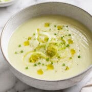 como hacer crema de puerros