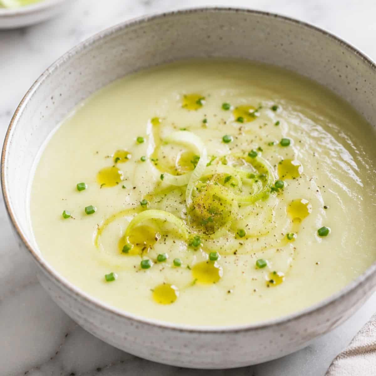 como hacer crema de puerros