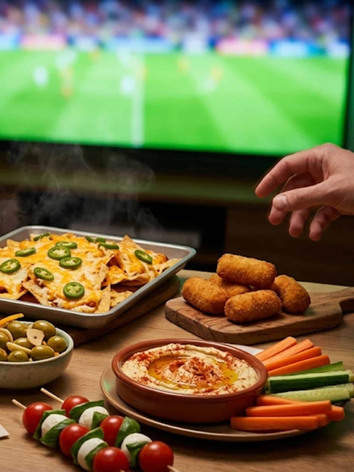 picoteo para ver el futbol