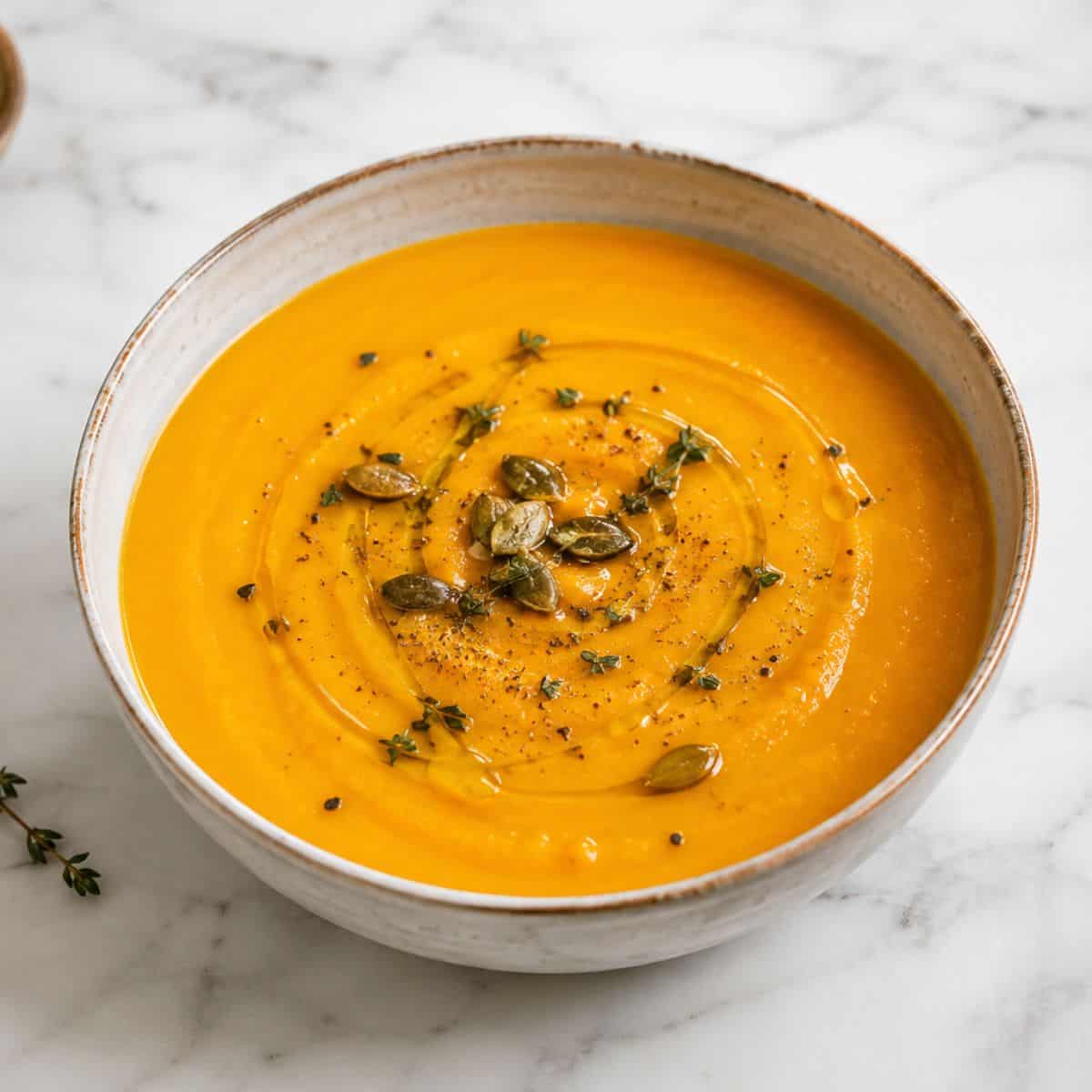 receta de crema de calabaza asada