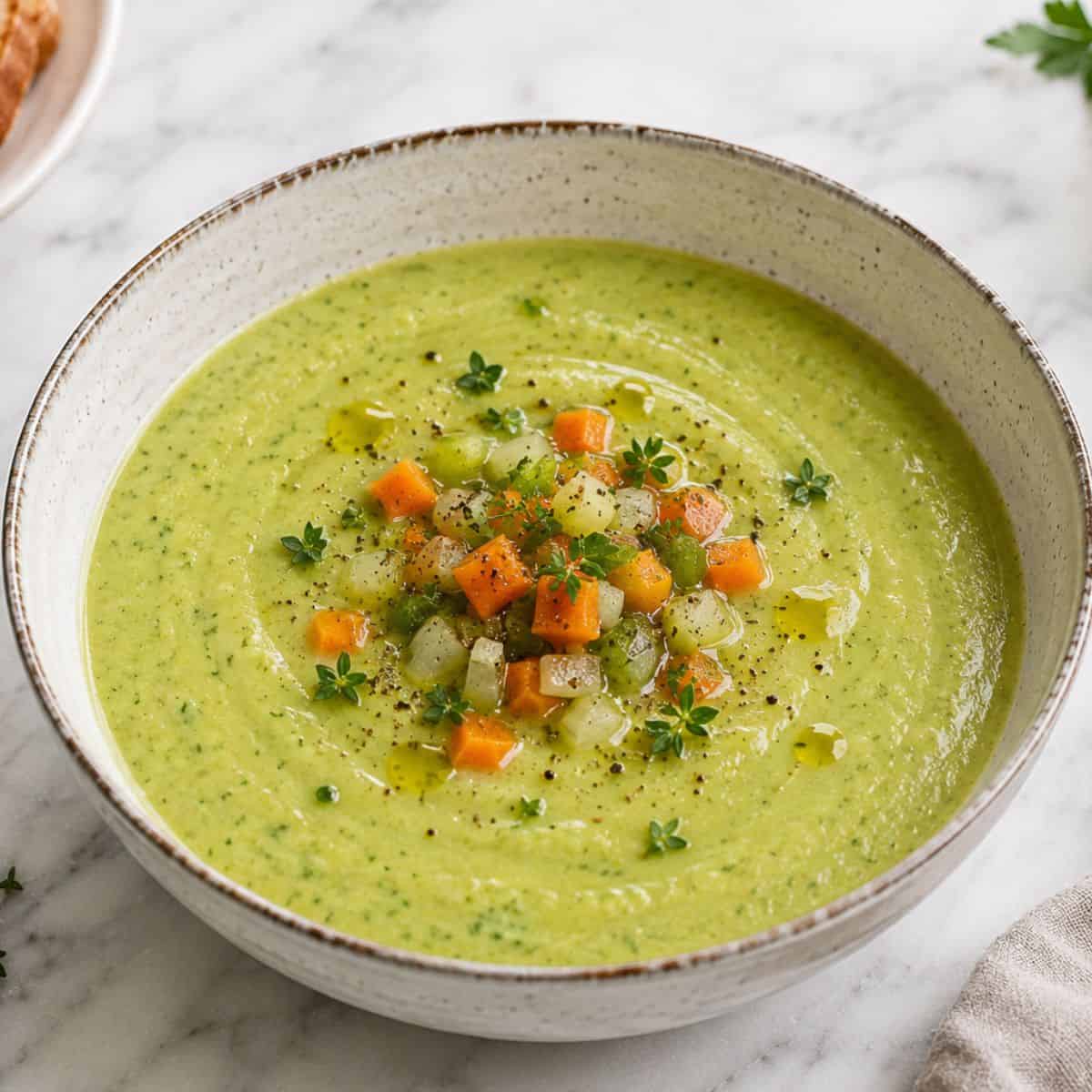 receta de crema de verduras