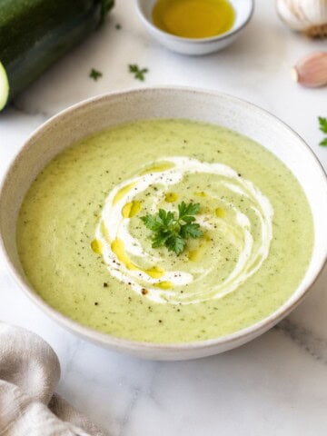 crema de calabacín