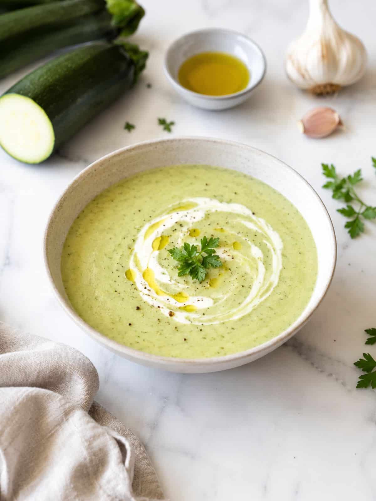 receta de crema de calabacín